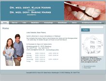 Tablet Screenshot of dres-harms.de